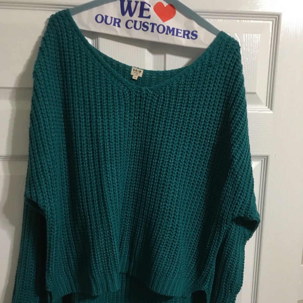 High low sweater